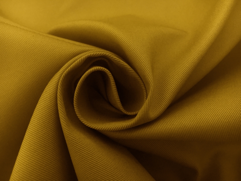 Japanese Cotton Stretch Twill in Mustard1