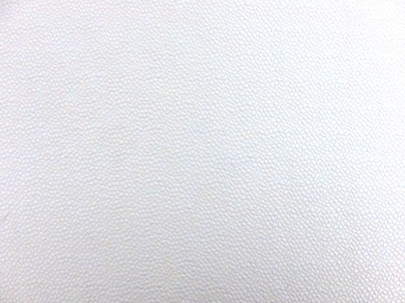 Silk and Wool Hammered Satin in White0