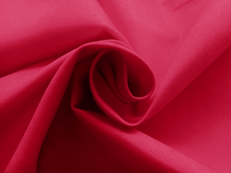 Japanese Cotton Poly Blend Denim in Fuchsia1