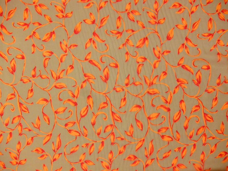 Printed Silk Chiffon0