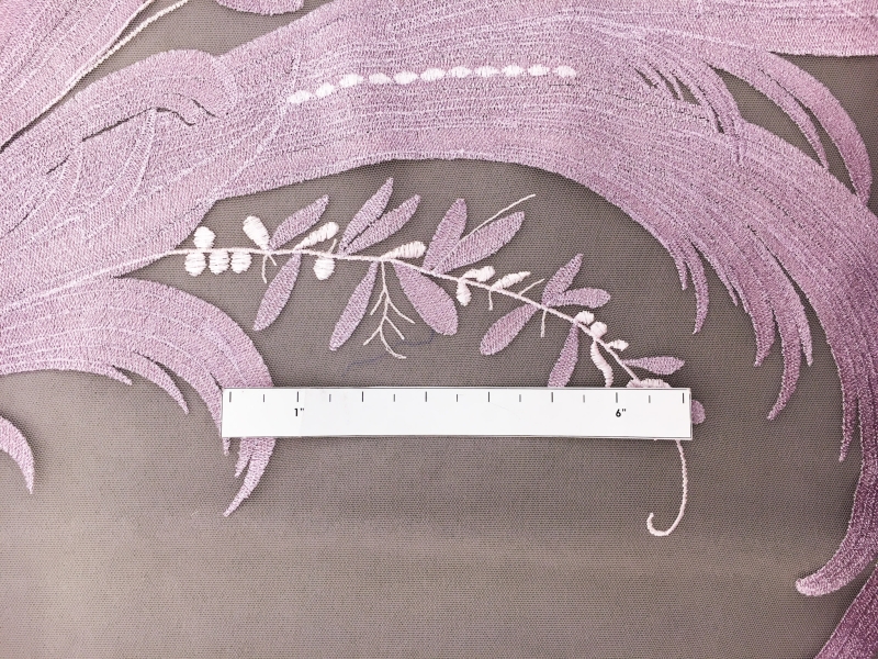 Metallic Embroidered Tulle Panel2