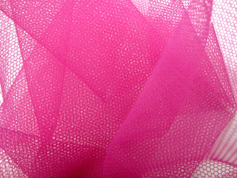 Italian Nylon Tulle in Ciclamino1