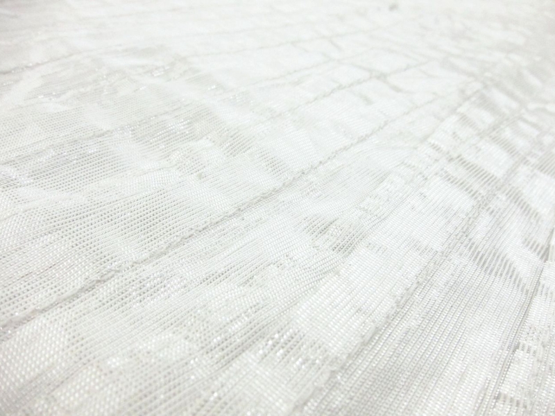 Metallic Tucked Silk Shantung2