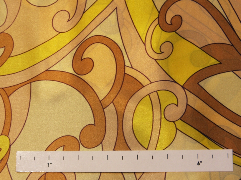 Printed Silk Charmeuse0