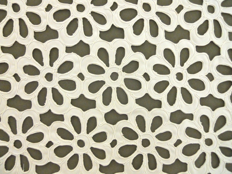 Laser Cut Corded Satin0