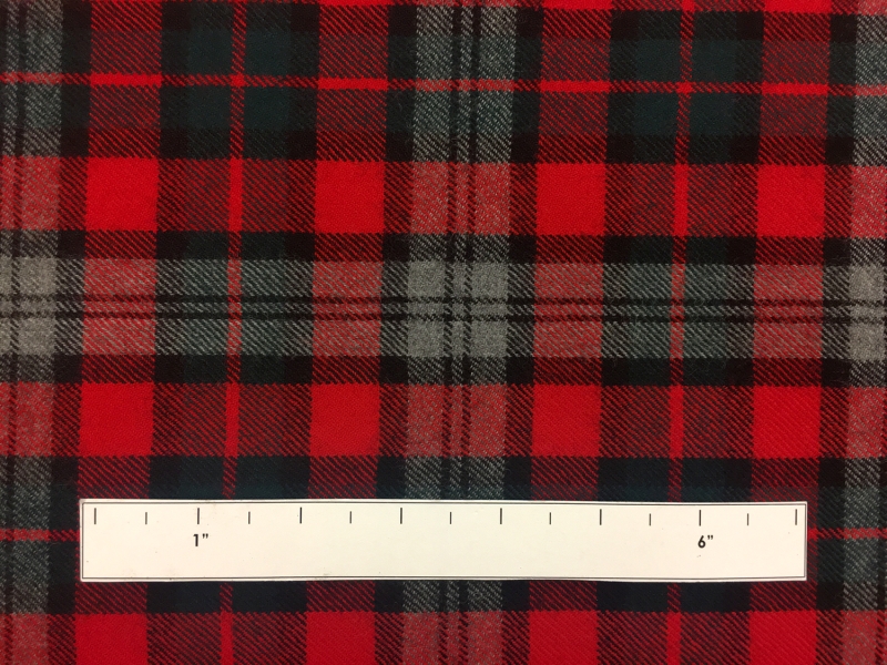 Italian Virgin Wool Plaid1