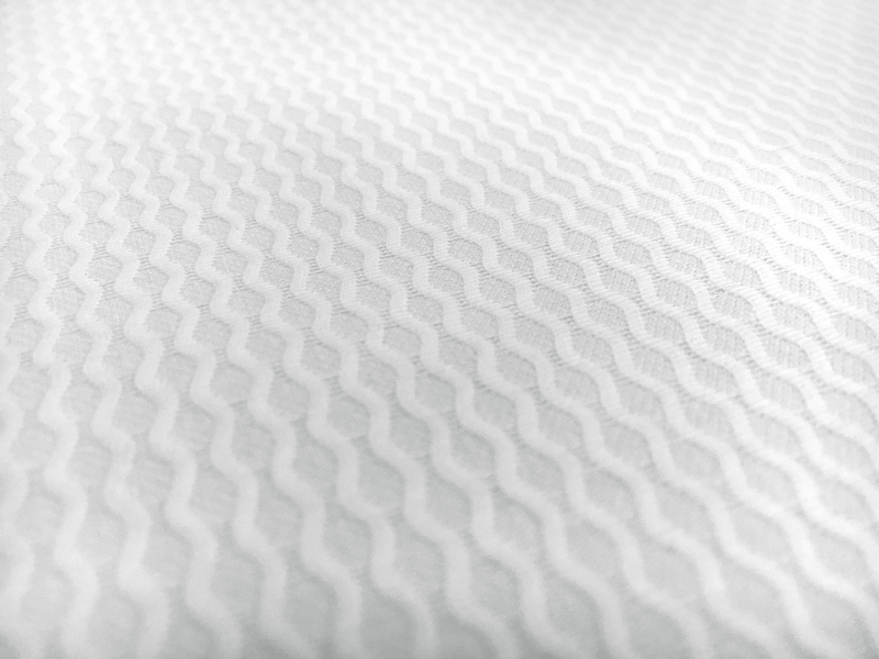 Pima Cotton Super Bull's Eye Pique in White0