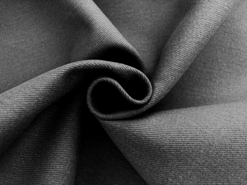 12oz Brushed Cotton Denim in Graphite1