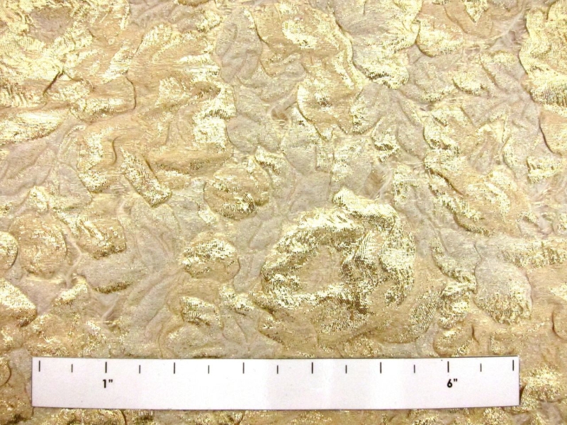 Silk Blend Metallic Cloqué1