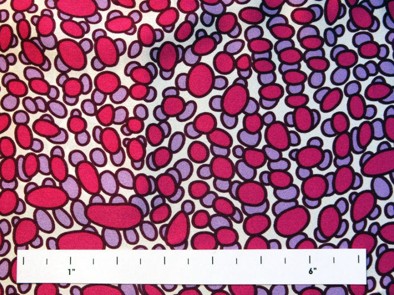 Printed Silk Charmeuse0