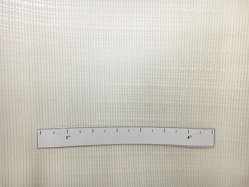 Silk and Viscose Blend Raffia Gazar in White1