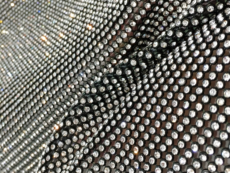 Fusible Crystal Black Mesh (Half Panel)0