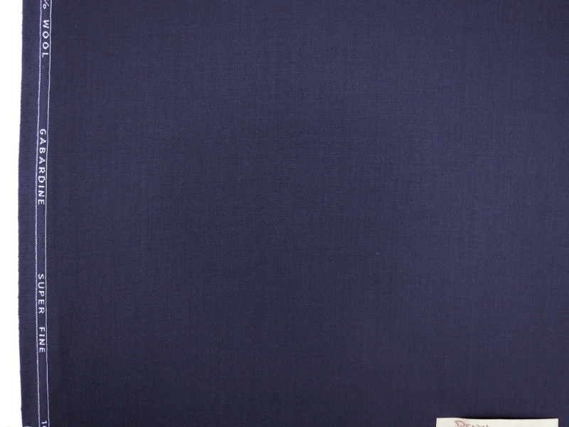 Wool Gabardine in Denim0