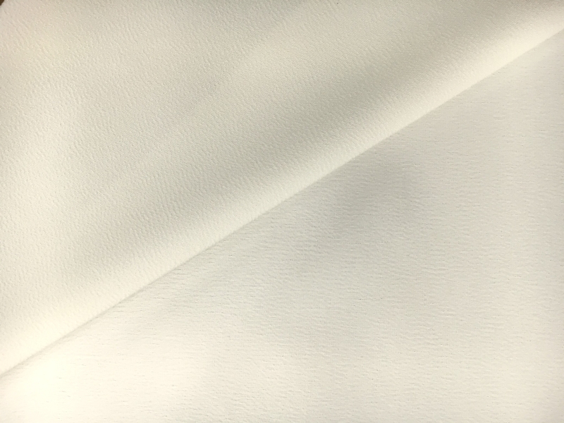 Italian Couture Double Face Silk Crepe Back Satin in Off White0