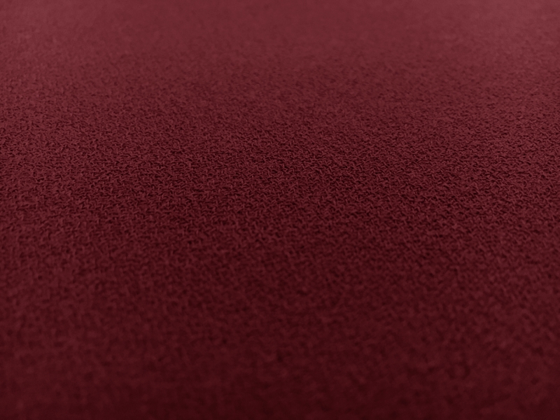 Italian Wool Crepe in Bordeaux Scuro0