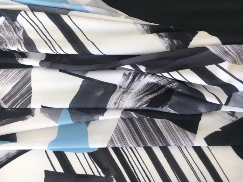 Poly Spandex Jersey Abstract Print 1