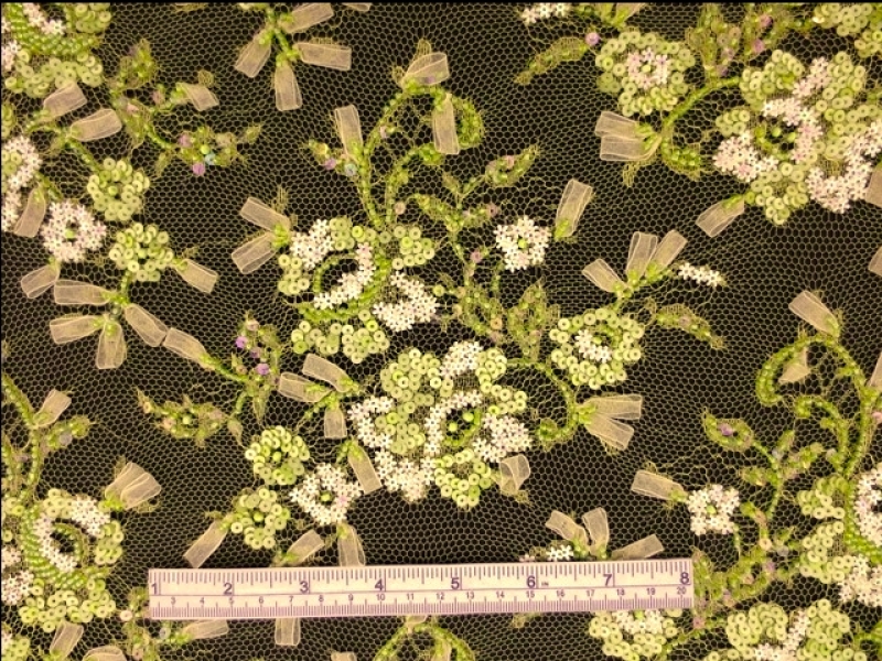 Beaded Metallic Chantilly Lace1