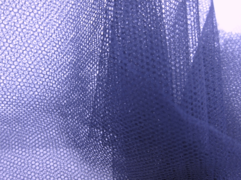 Italian Nylon Tulle in Indigo1