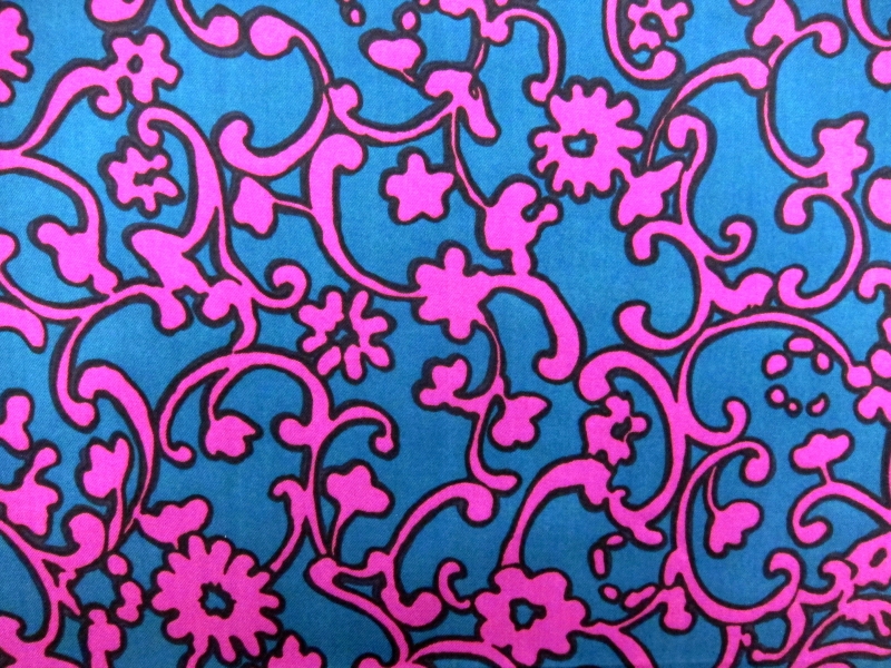 Printed Silk Twill0