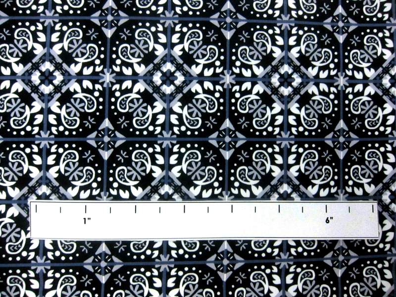 Cotton Lycra Sateen Print 1