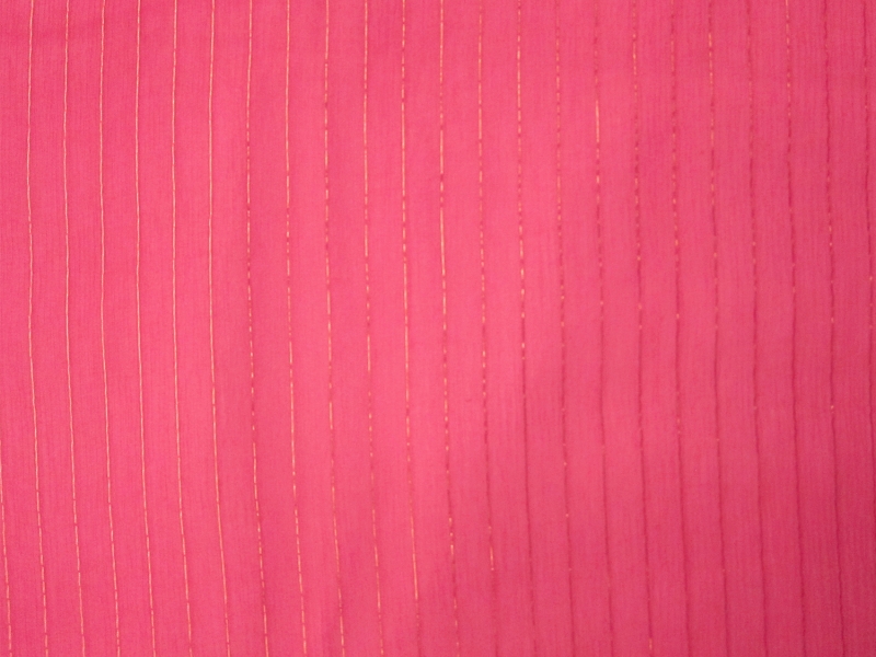 Silk Metallic Chiffon Stripe 1