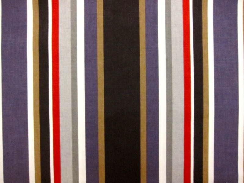Cotton Canvas Stripe0