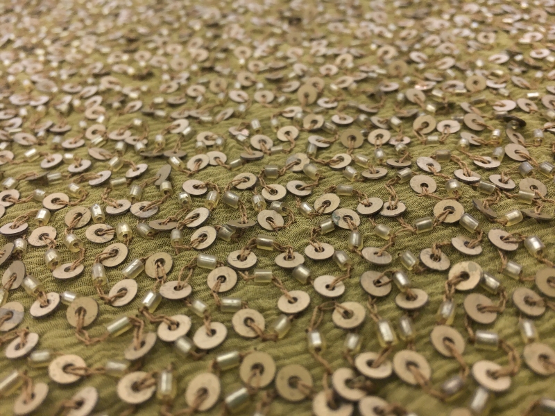 Sequins and Beads on Silk Chiffon2