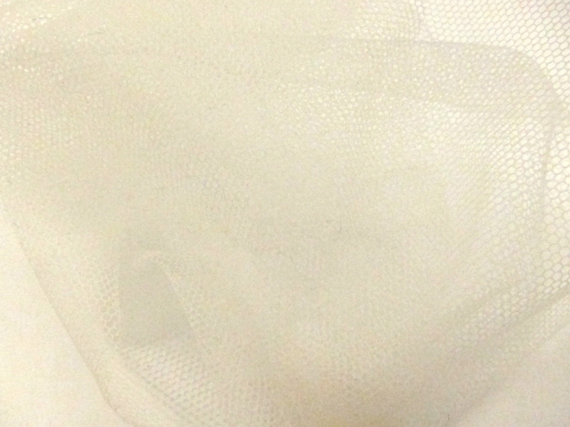 Italian Nylon Tulle in Avorio1