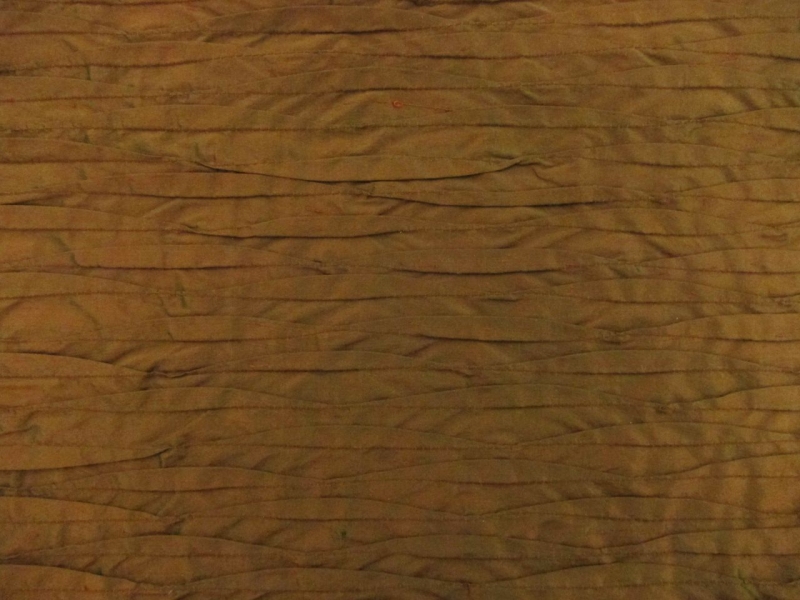 Iridescent Tucked Silk Shantung0