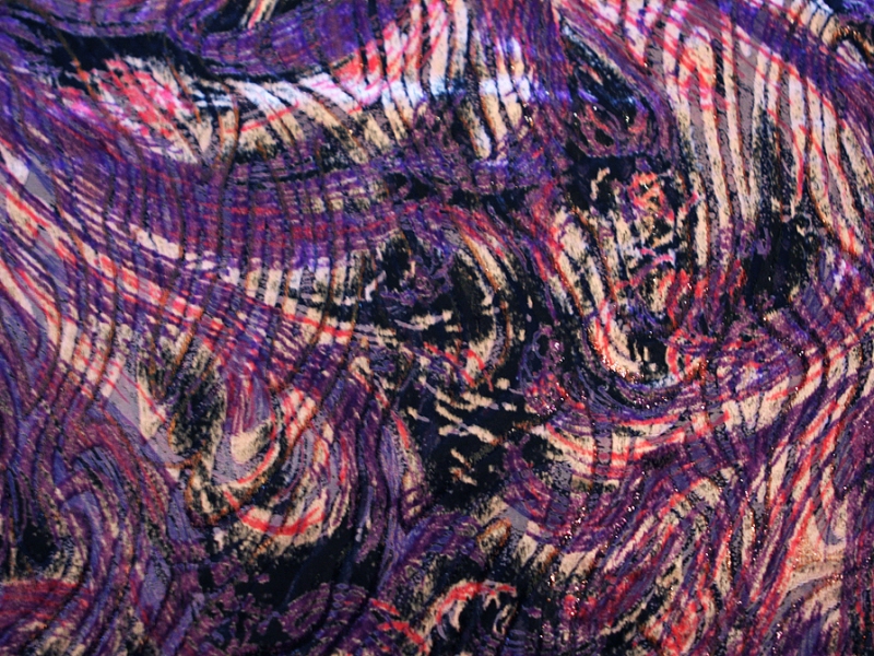 Silk Lurex Panné Burnout Velvet0