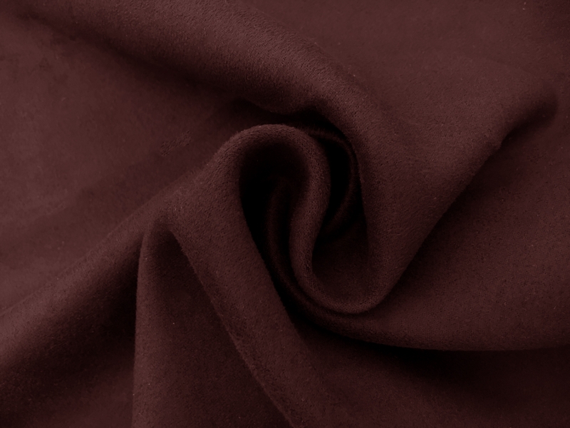 Stretch Suede with Scuba Backing in Burgundy2