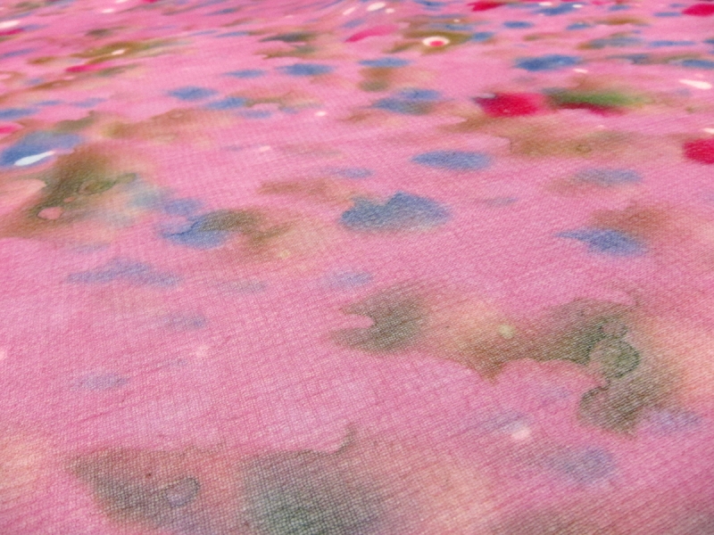 Tie Dyed Heavy Silk Chiffon1