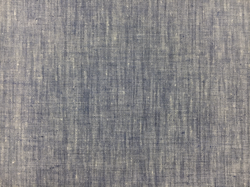Two Toned Lightweight Linen in Indigo White2