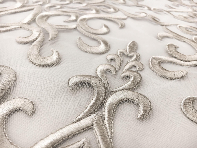 Heavily Embroidered in Silver2