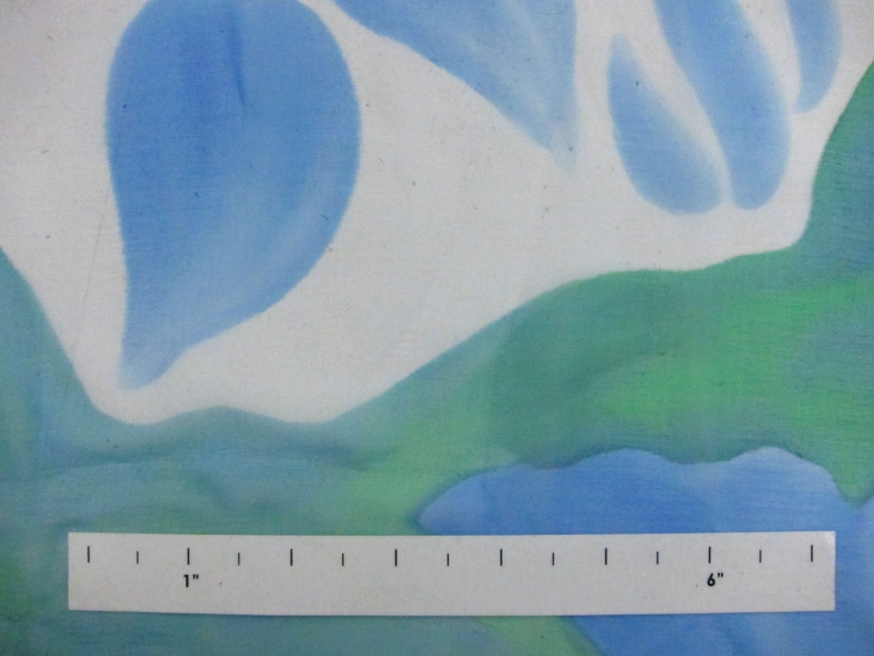 Hand Painted Silk Chiffon1