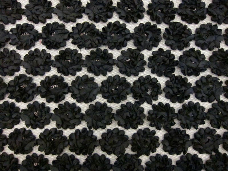 Ribbon Embroidery and Sequins on Illusion0