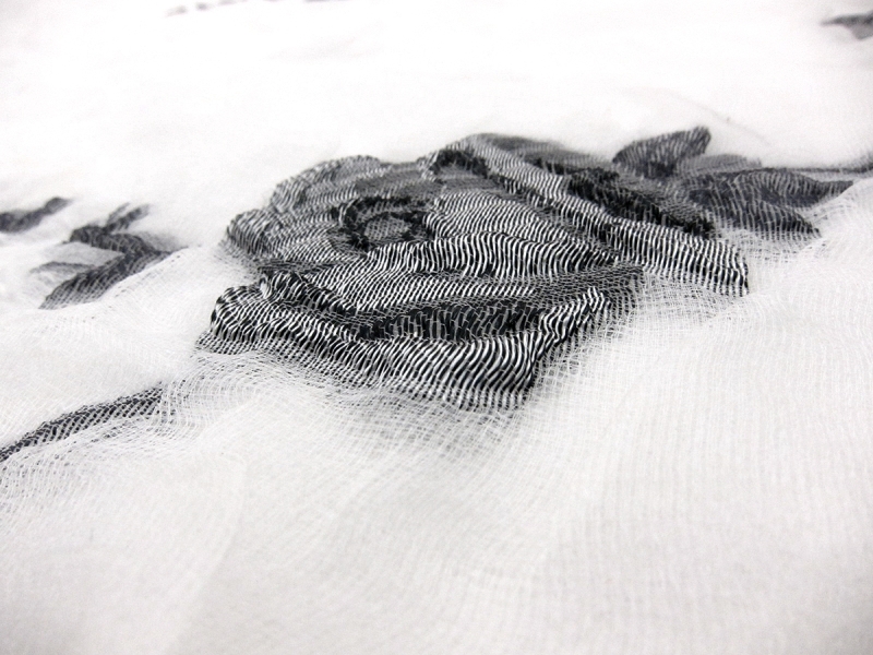 Silk Blend Organza Cloqué Panel2