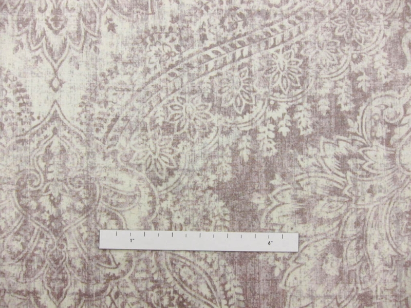 Linen Upholstery Ornamental Degrade Print1
