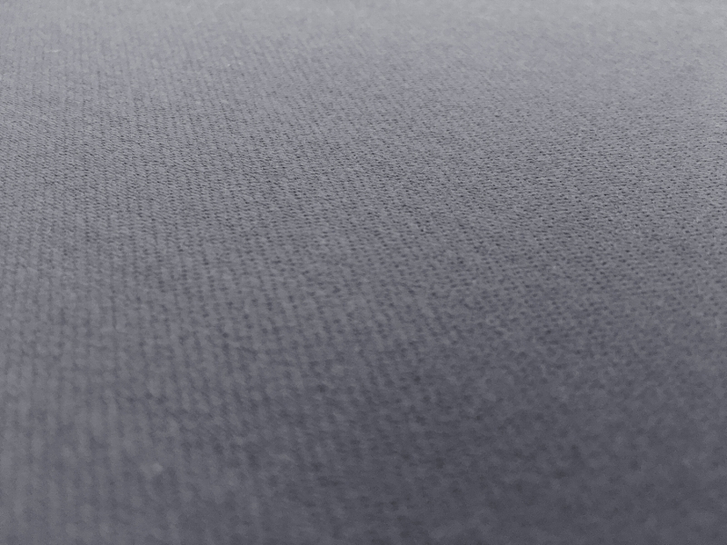 Italian Wool Satin Faille in Blue Gray2