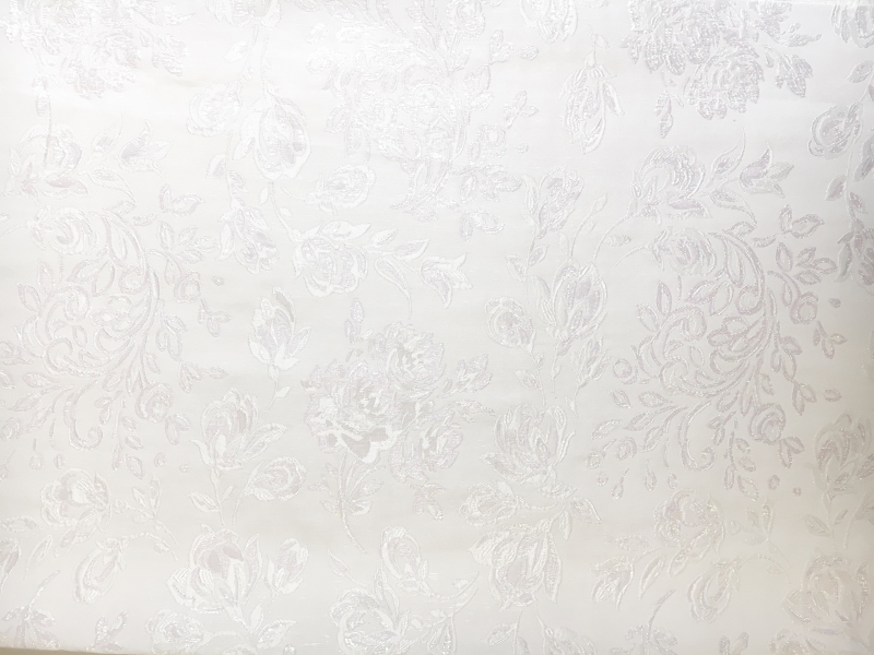French White Brocade with Opalescent Roses1