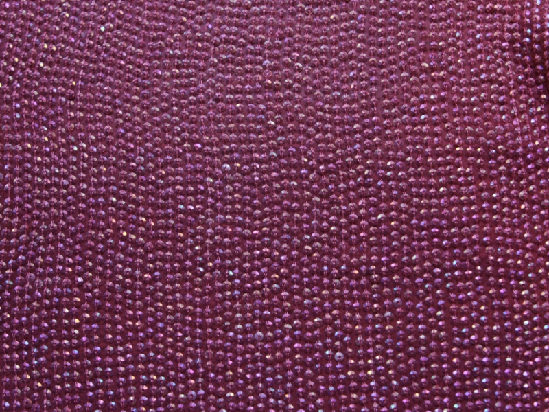 Sequins on Silk Chiffon0
