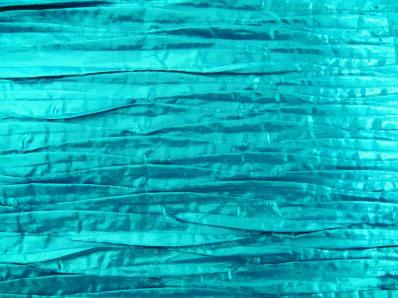 Metallic Tucked Silk Shantung0