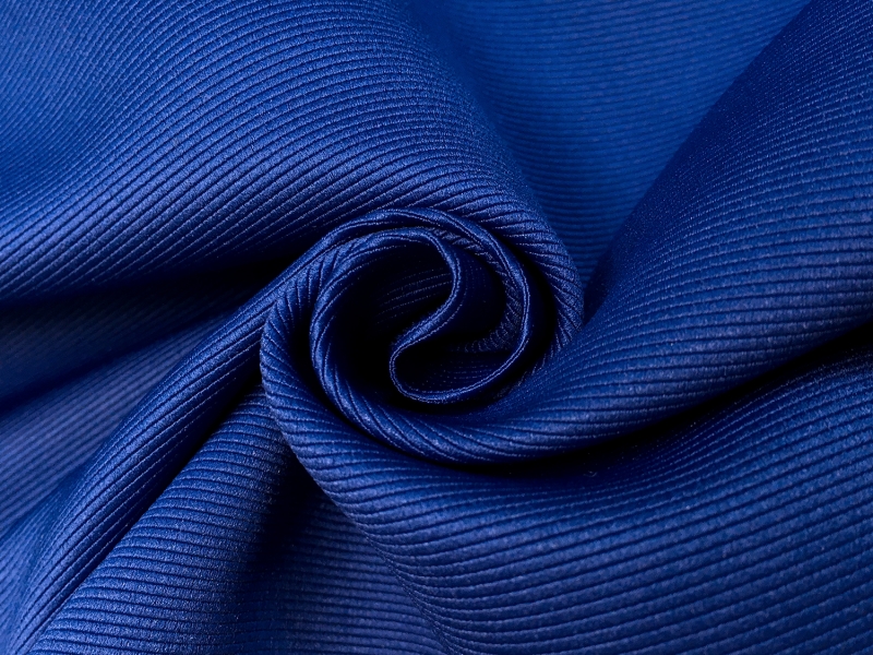 Polyester Faille in Indigo0