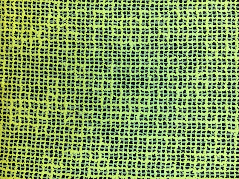 Calvin Klein Novelty Coated Nylon and Acetate Mesh in Neon Yellow2