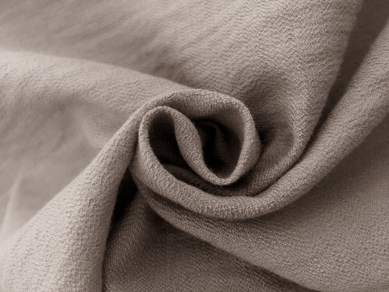 Rayon Nylon Crepe in Coffee 1