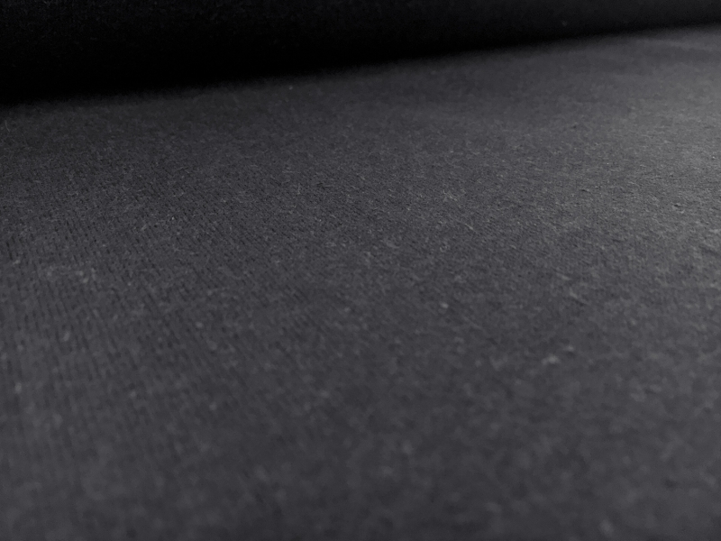 Eco Friendly Hemp and Recycled Poly Sweatshirt Fleece in Midnight2