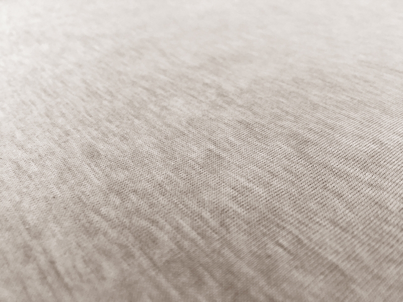 Italian Cotton Jersey in Heather Khaki0