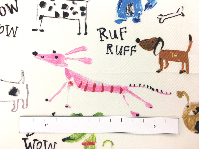 Bow Wow Cotton Twill Print2