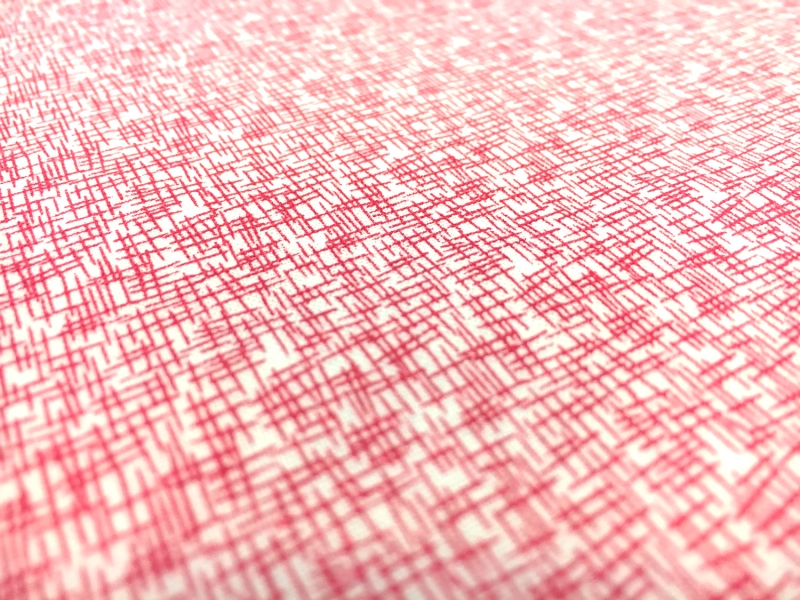 Cotton Broadcloth Tally Marks Print2