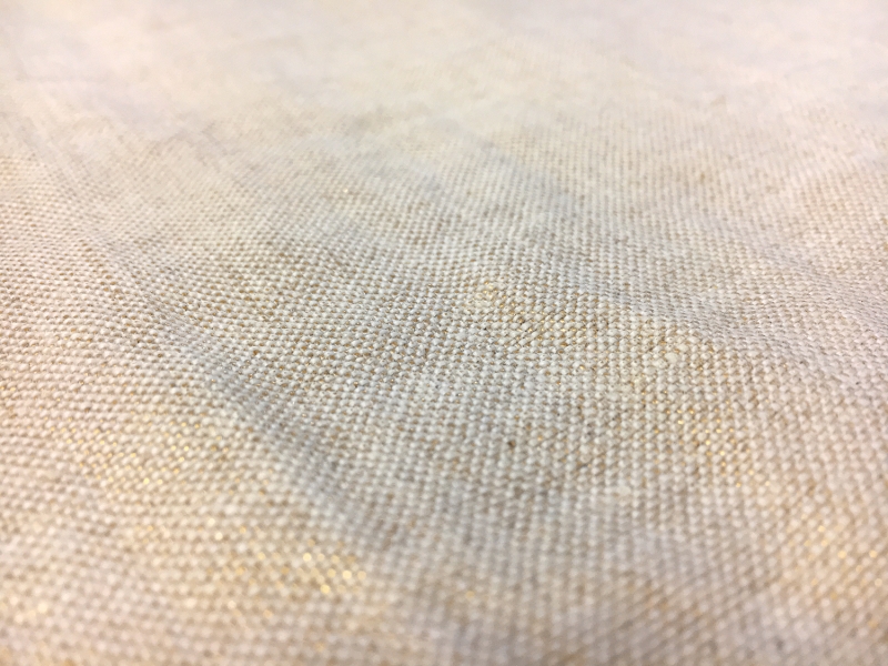 Metallic Linen in Oatmeal Gold2